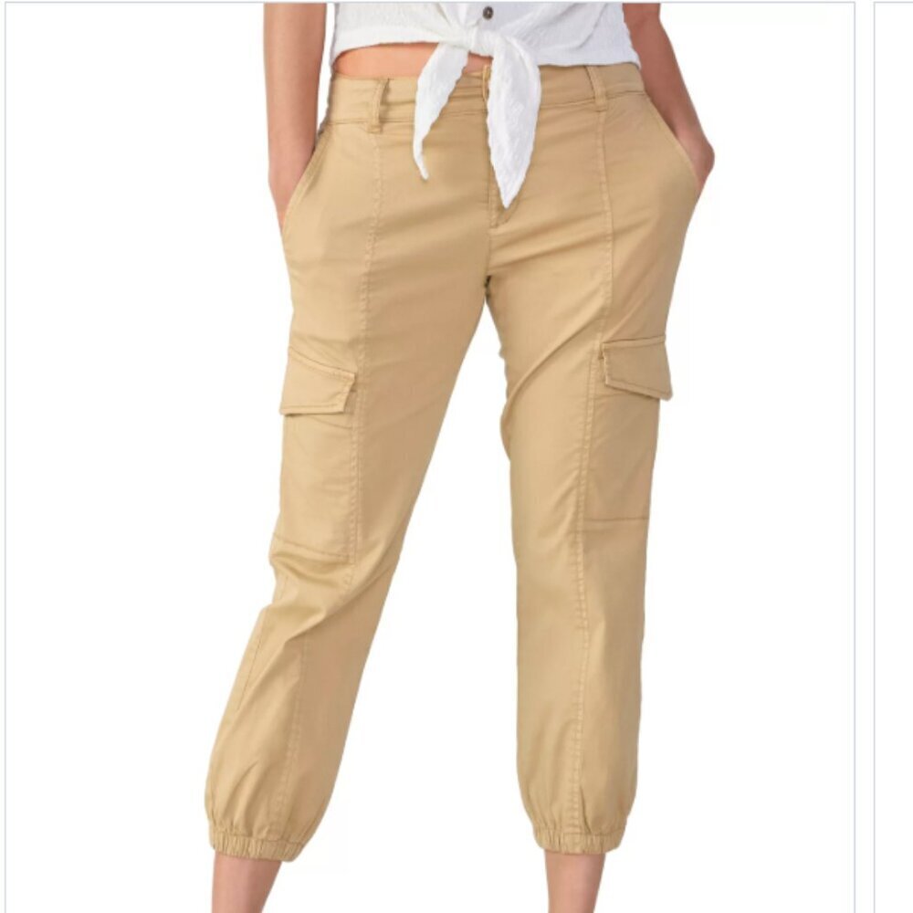 Sanctuary Rebel Cargo Pants Size 29 NWT Khaki Utility Straight Leg